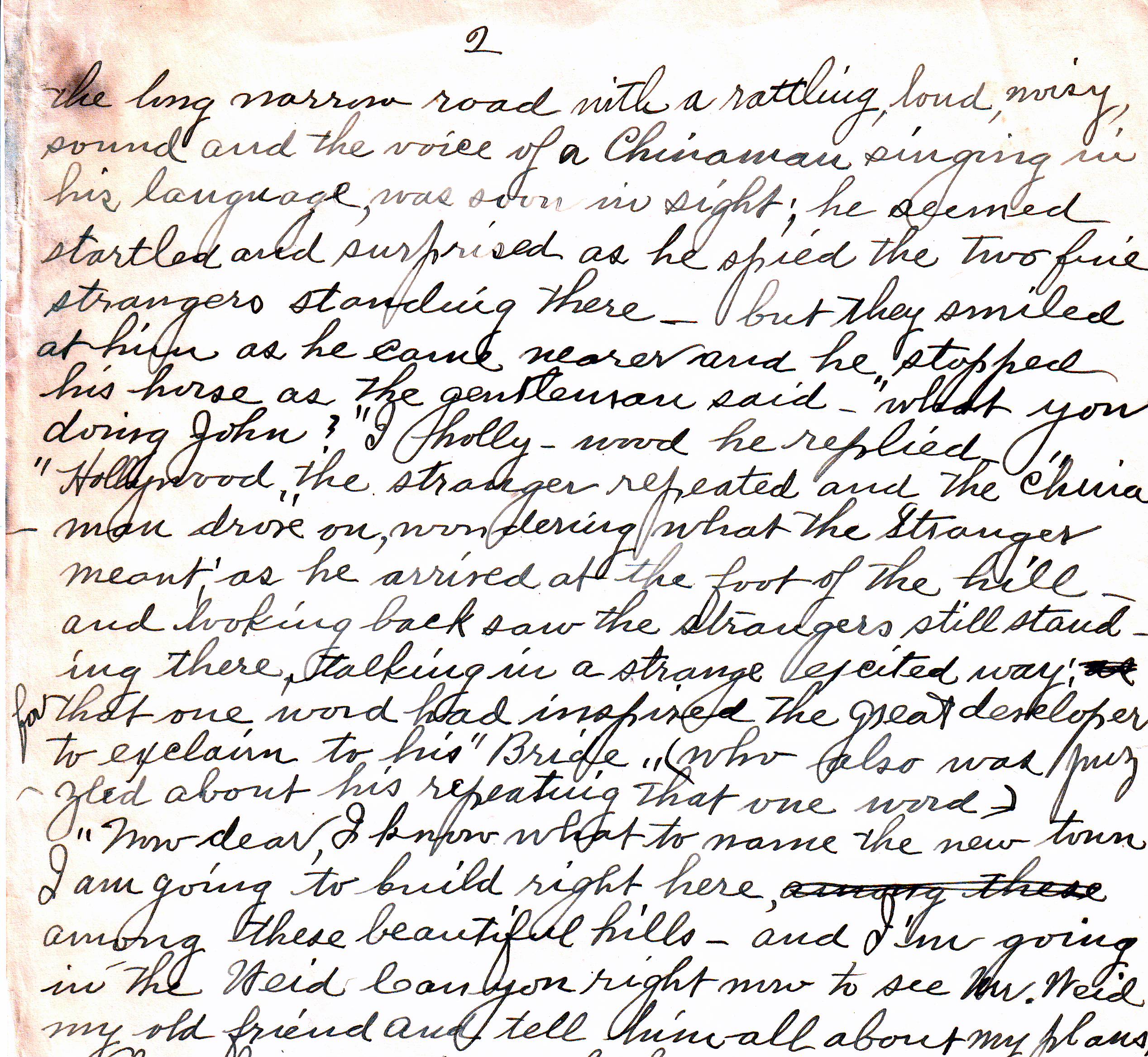 Holy Moly!  How Did Hollywood Get Its Name?