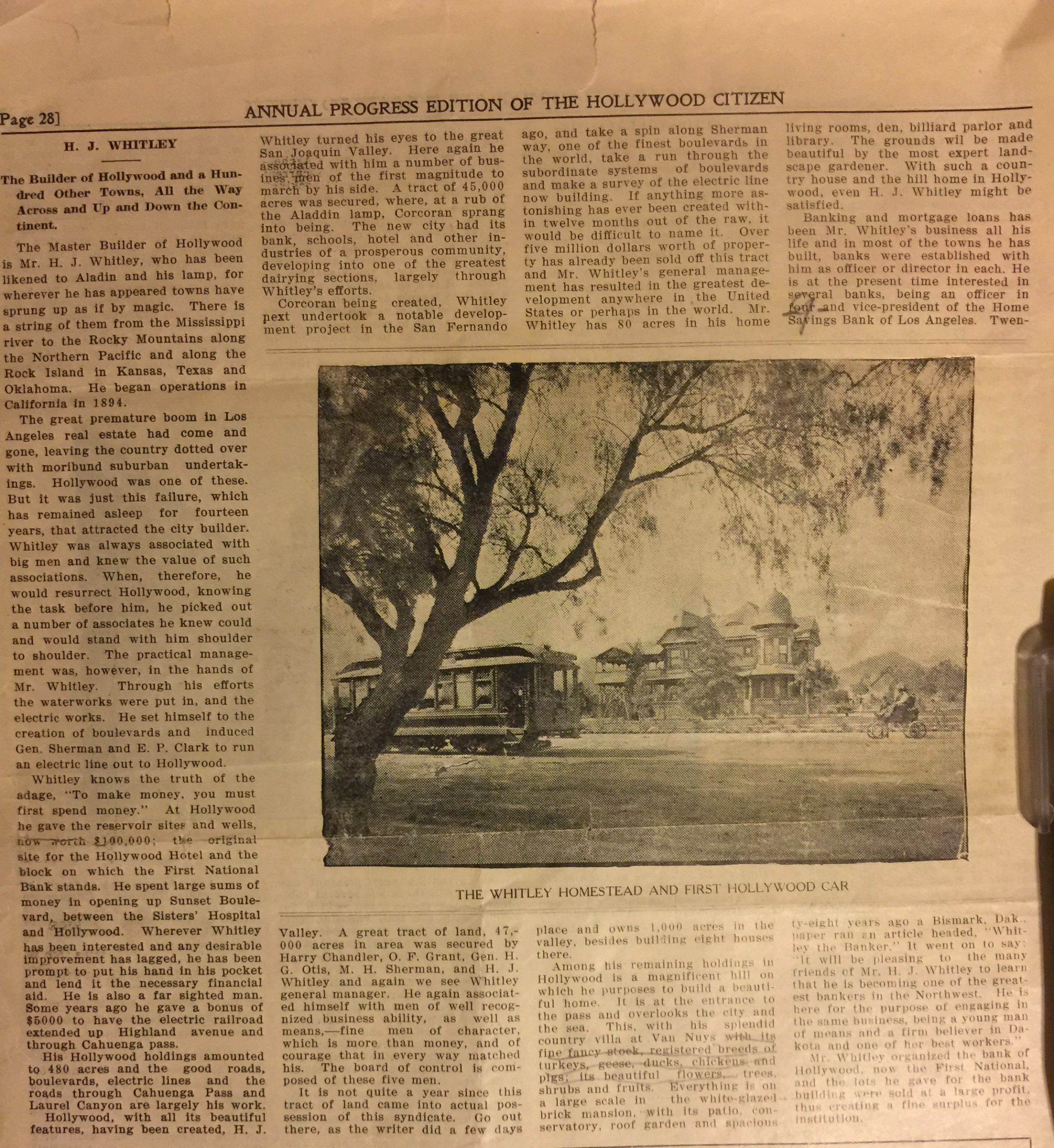 Hollywood Citizen Annual Progress Addition